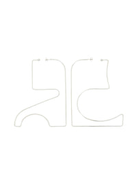 Maxi AC Earrings - Silver