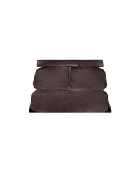 Diamond vinyl Skirt - Burgundy