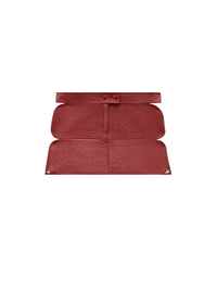Diamond vinyl Skirt - Red