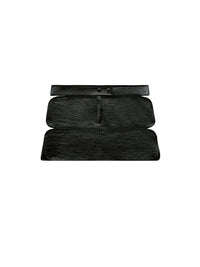 Diamond vinyl Skirt - Black