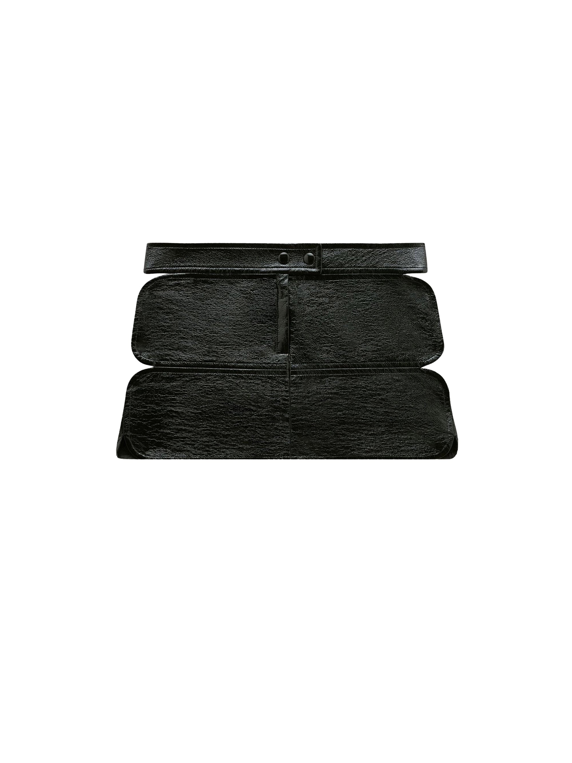 Diamond vinyl Skirt - Black