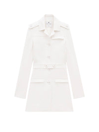 Heritage vinyl Coat - White
