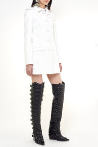 Heritage vinyl Coat - White