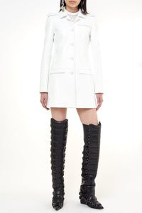 Heritage vinyl Coat - White