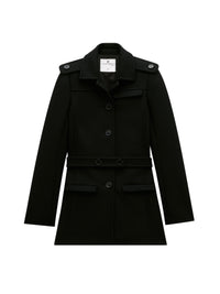 Heritage wool Coat - Black