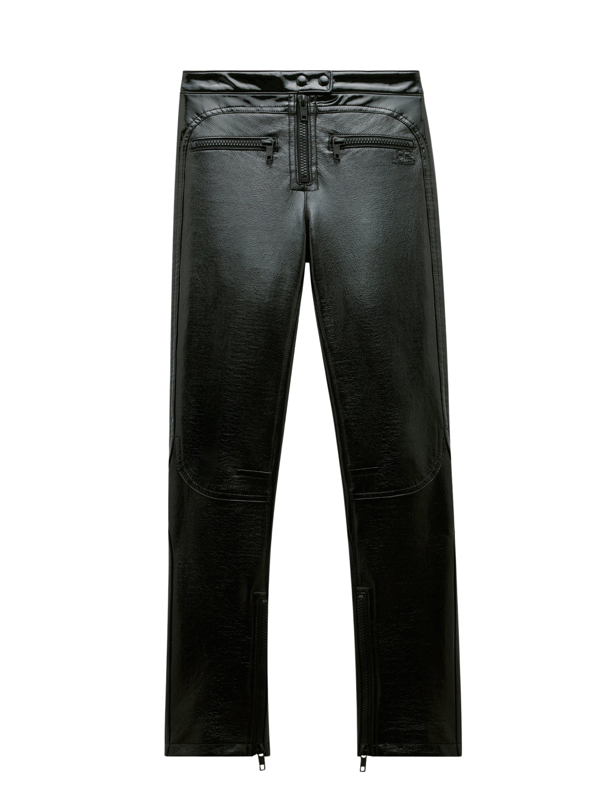 Biker vinyl Pant - Black