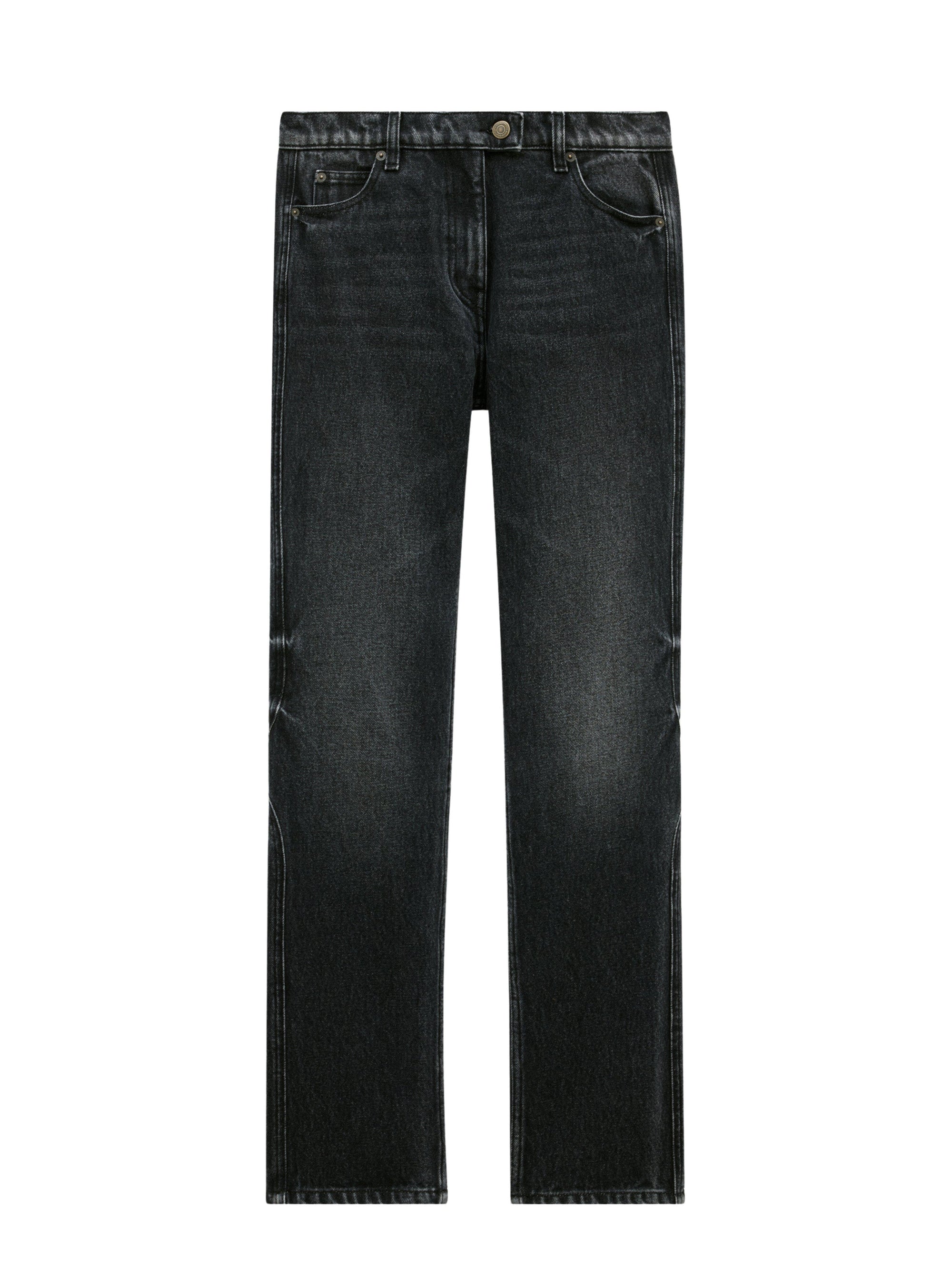Symmetry black denim Pant - Stonewashed Grey