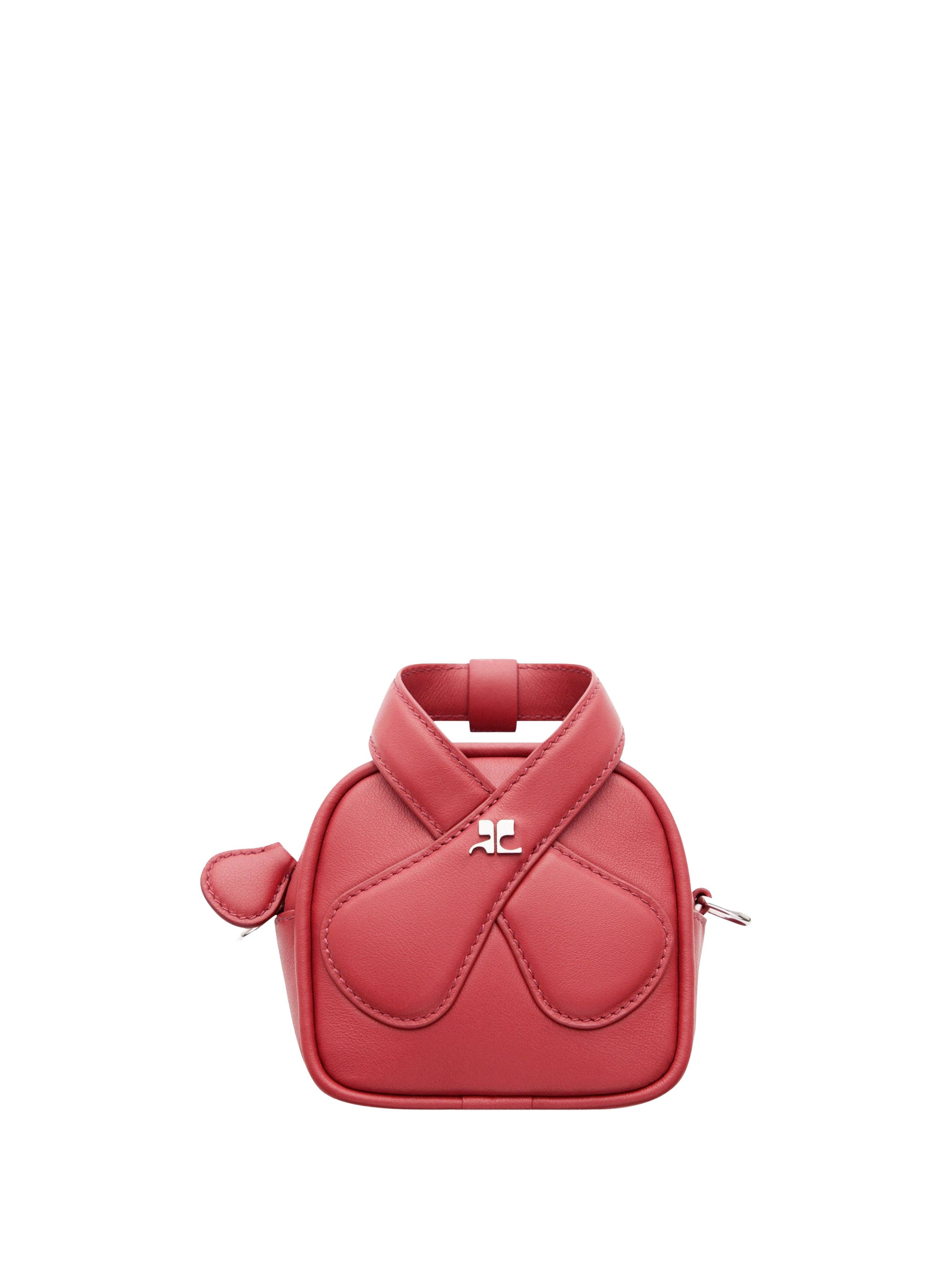 Crossbody leather Bag - Red