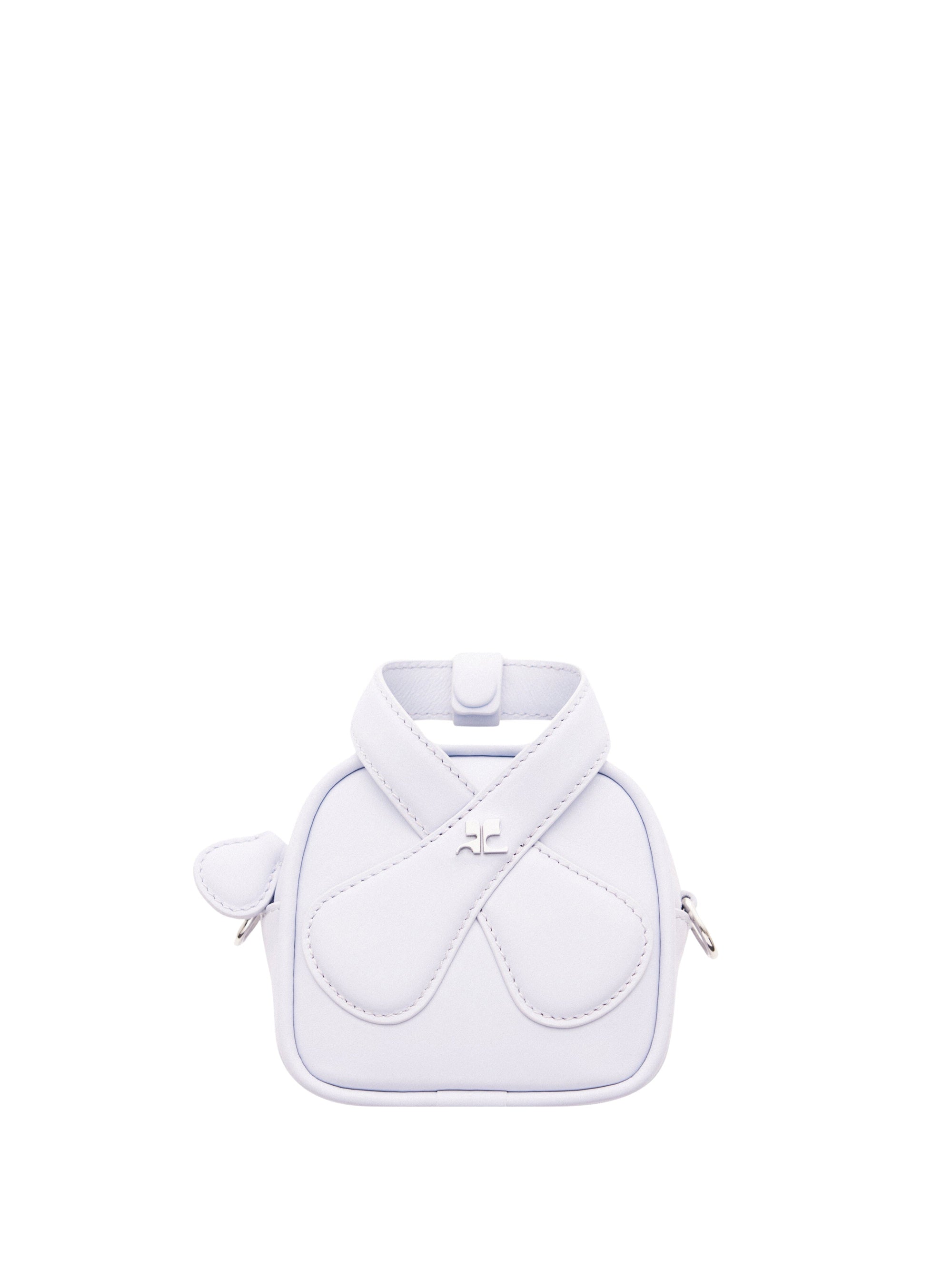 Crossbody leather Bag - Lavande Fonce