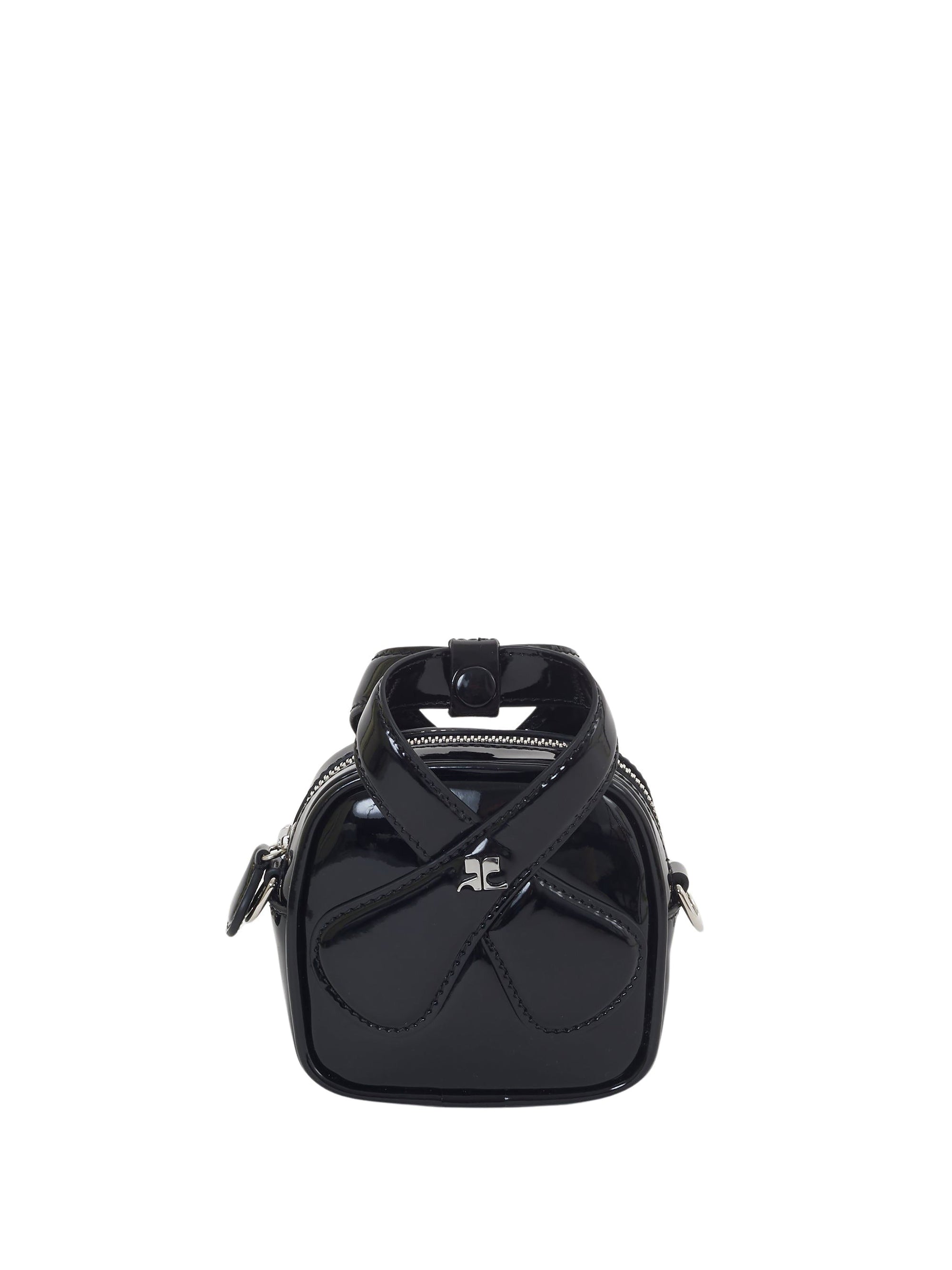 Mini Loop Vinyl Bag - Black