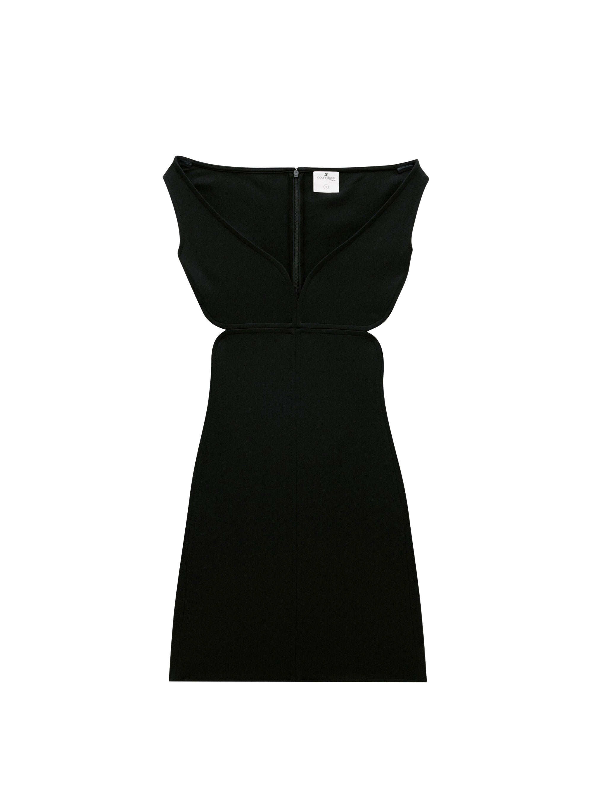Swallow breast milano Dress - Black