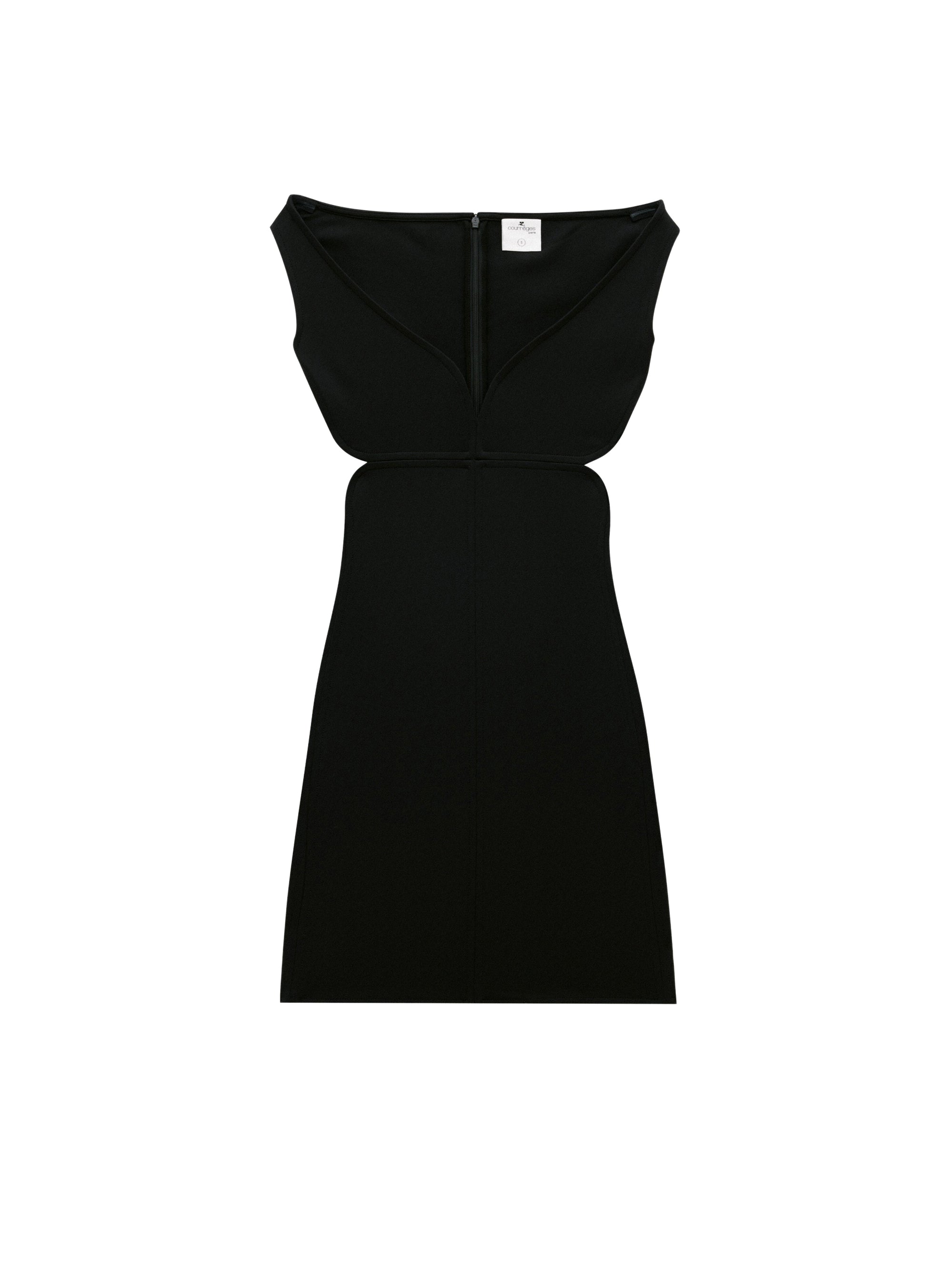 Swallow breast milano Dress - Black