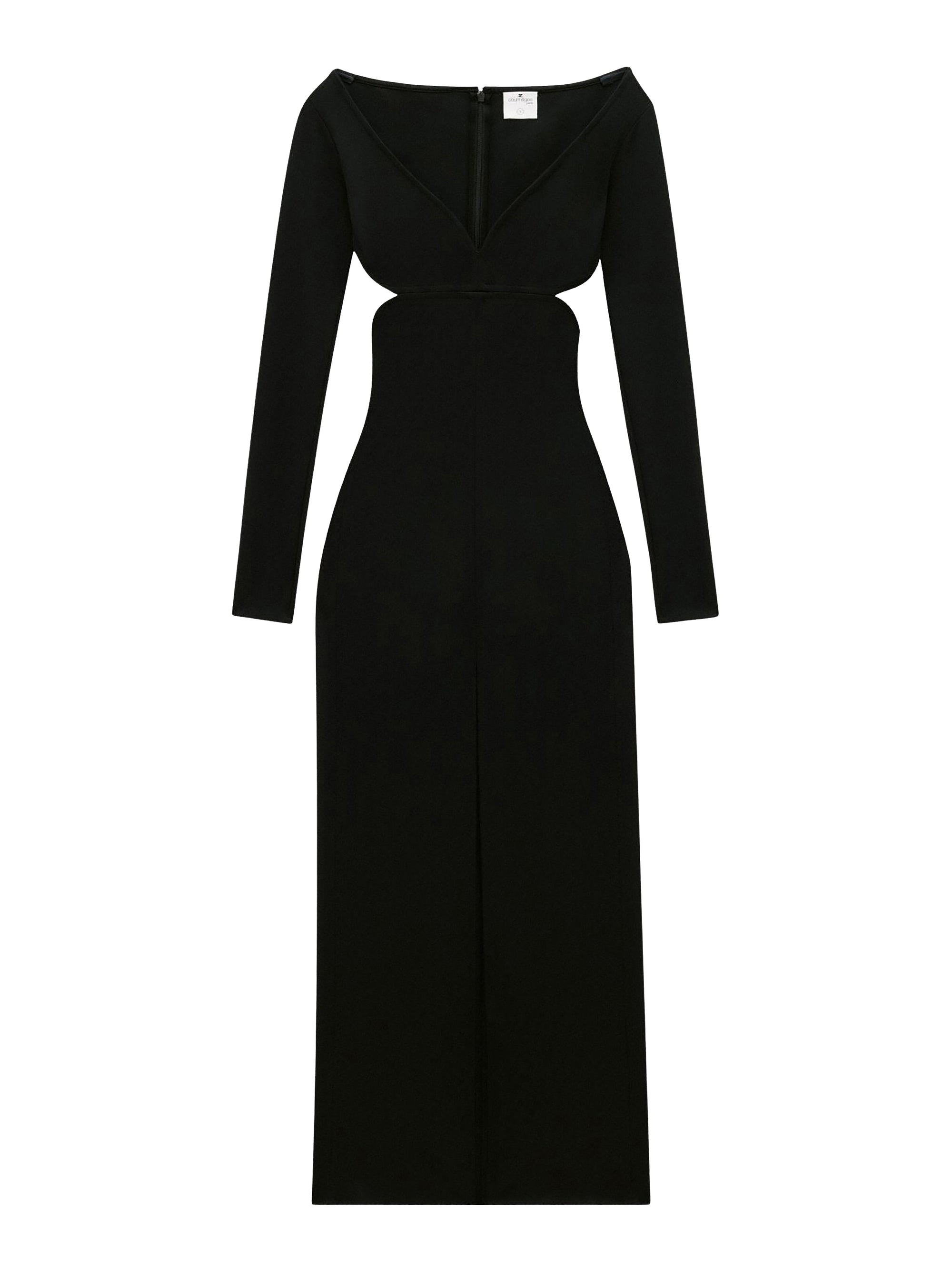 Swallow breast milano Dress - Black