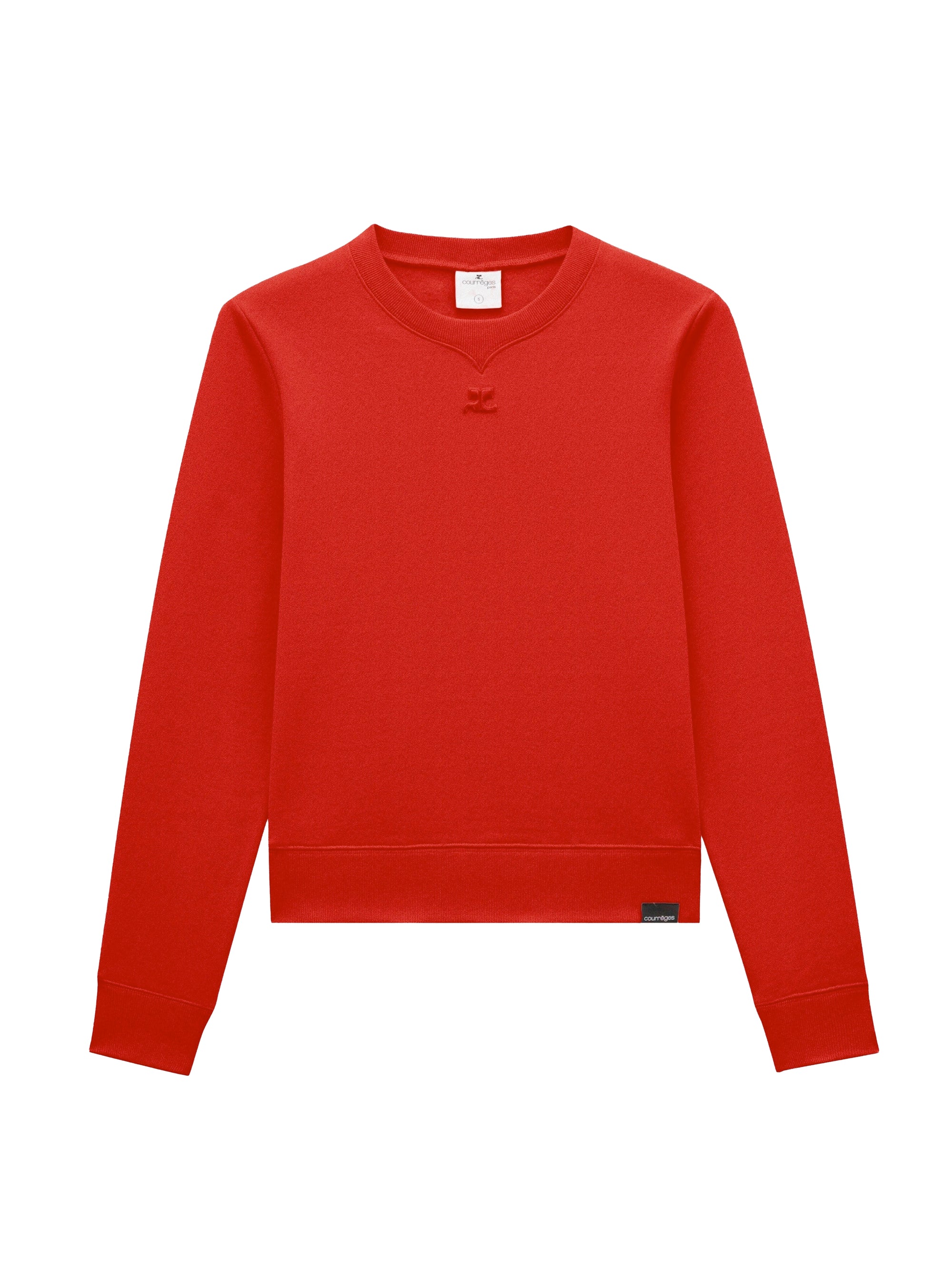 Classic fleece Sweatshirt - Neon Orange Bleach
