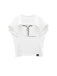 Square dry jersey T-shirt - White