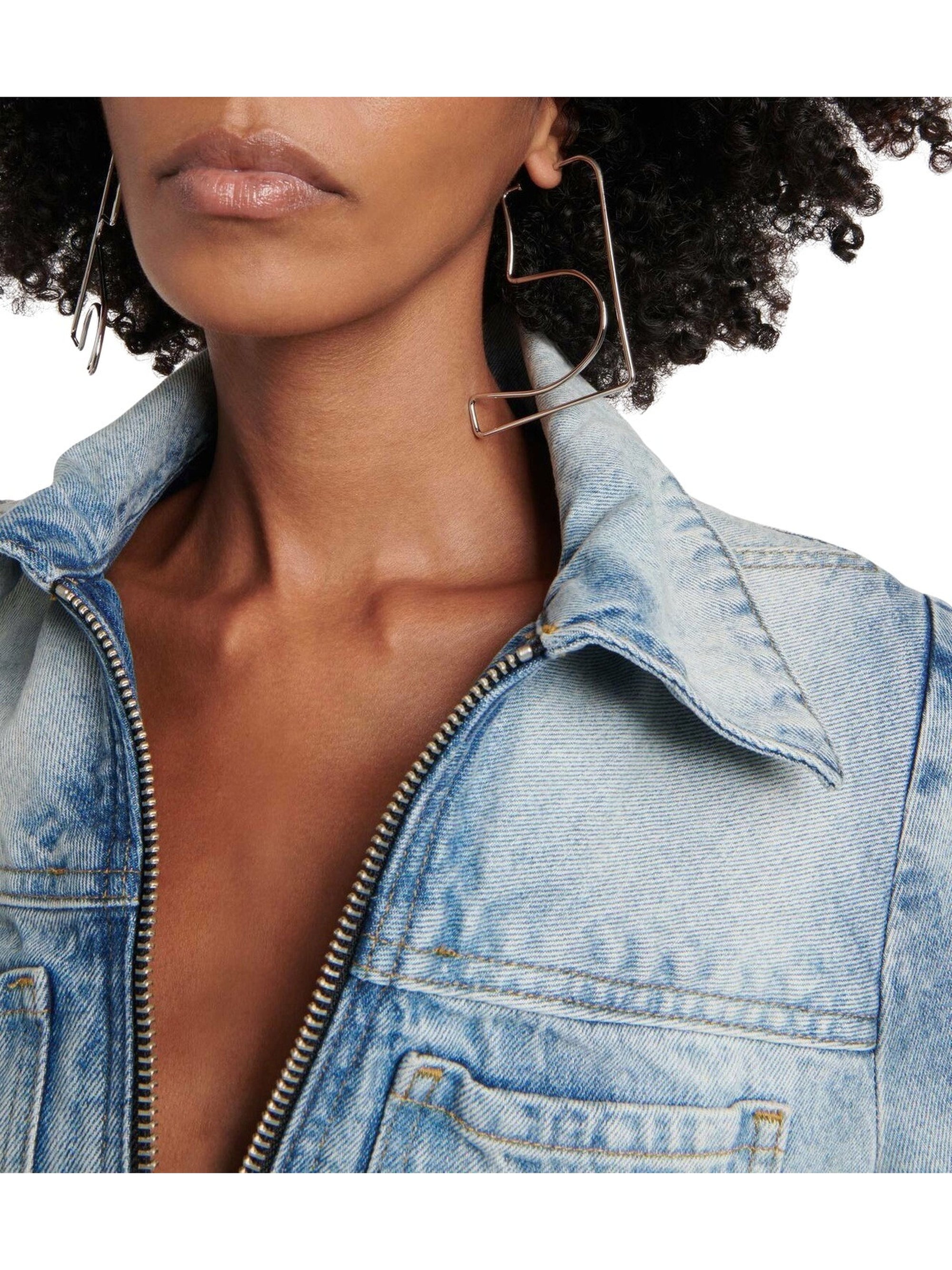 Maxi AC Earrings - Silver