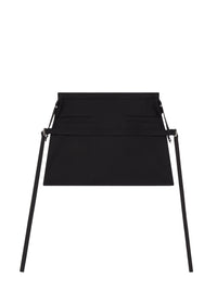 One strap light wool mini Skirt - Black