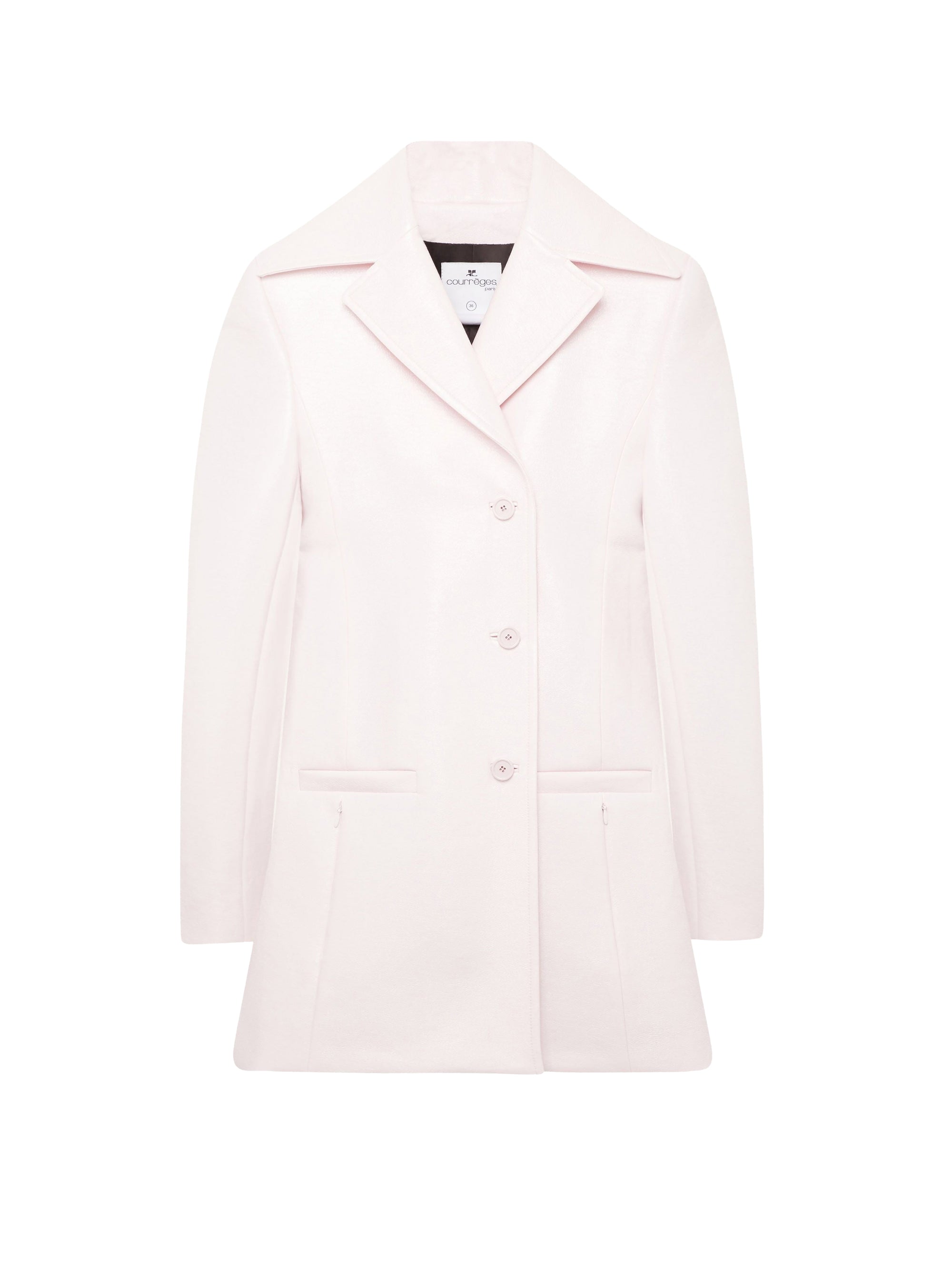 Heritage vinyl Trench Coat - Pink