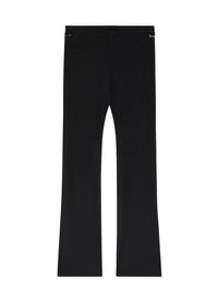Snaps tech crepe Pant - Black
