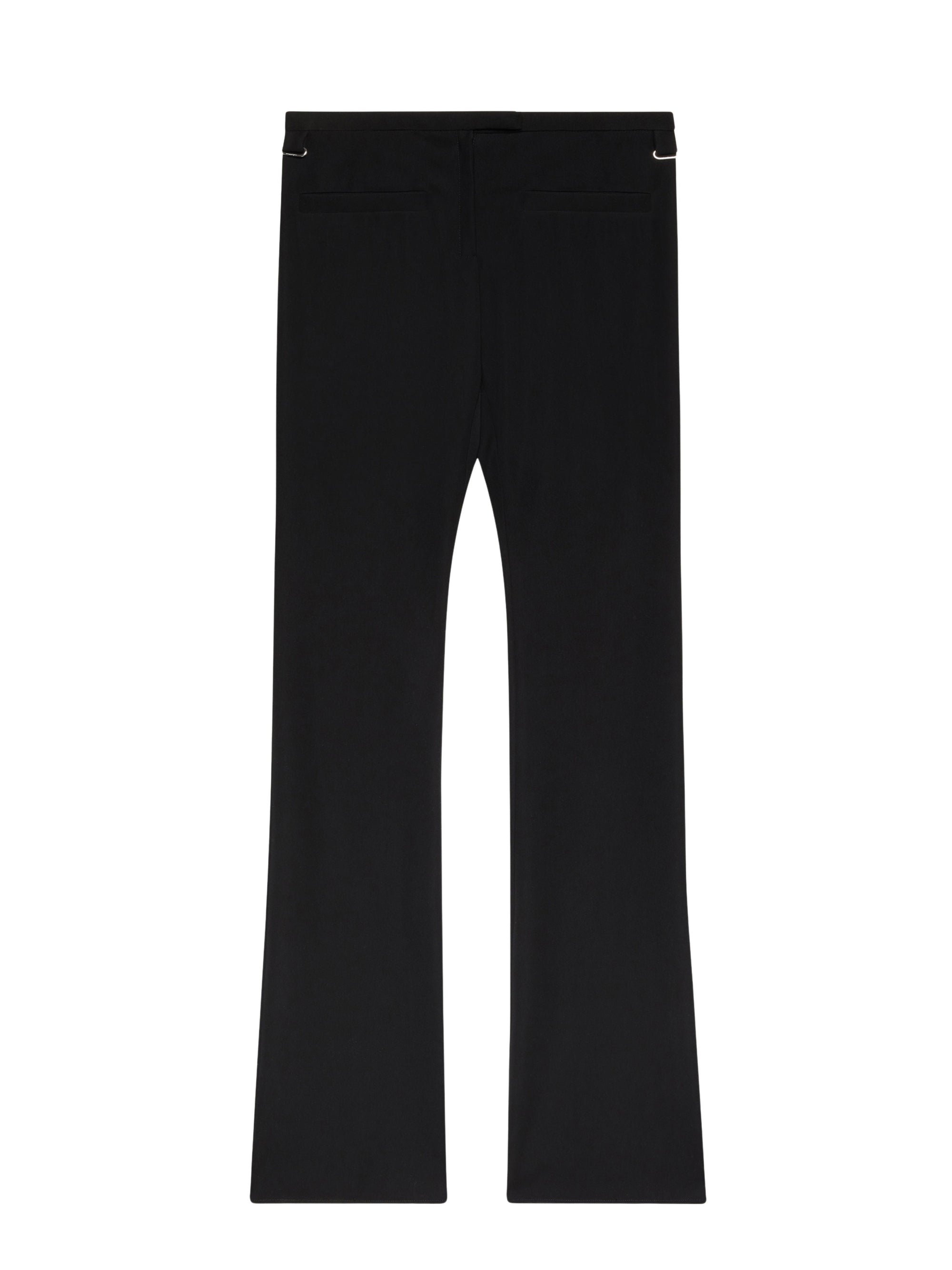 Snaps tech crepe Pant - Black