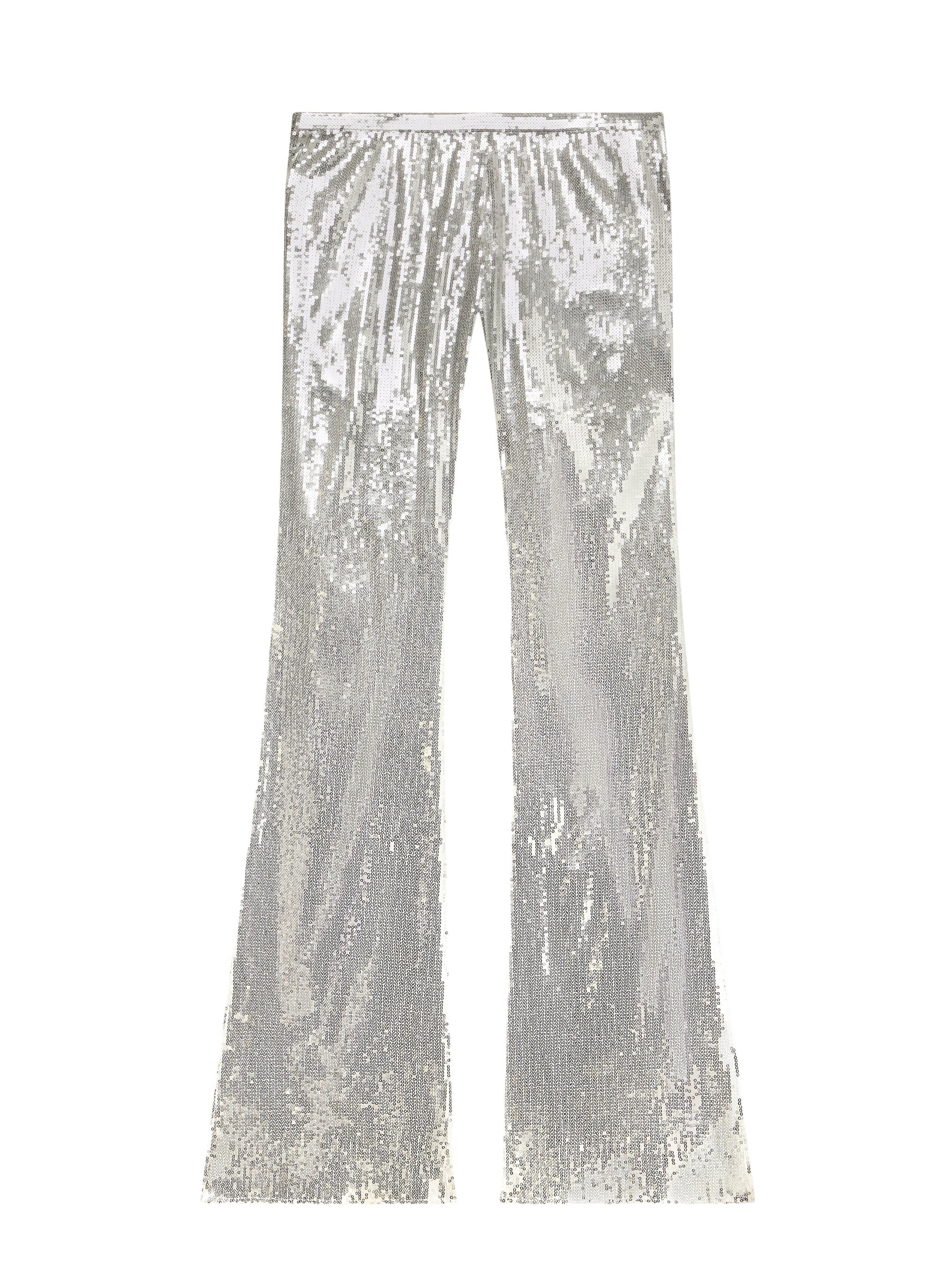 Glittered Pant - Silver