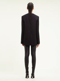 Holistic tailored wool mini Dress - Black