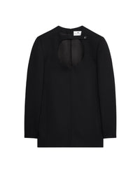 Holistic tailored wool mini Dress - Black