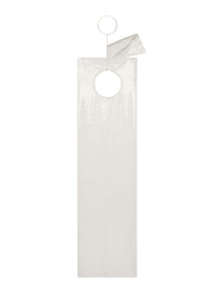 New age glitter tulle long Dress - White
