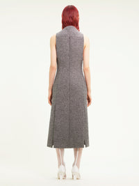 Tailored caviar robe - Black