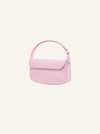 Sleek Leather Bag - Pink