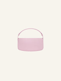 Sleek Leather Bag - Pink