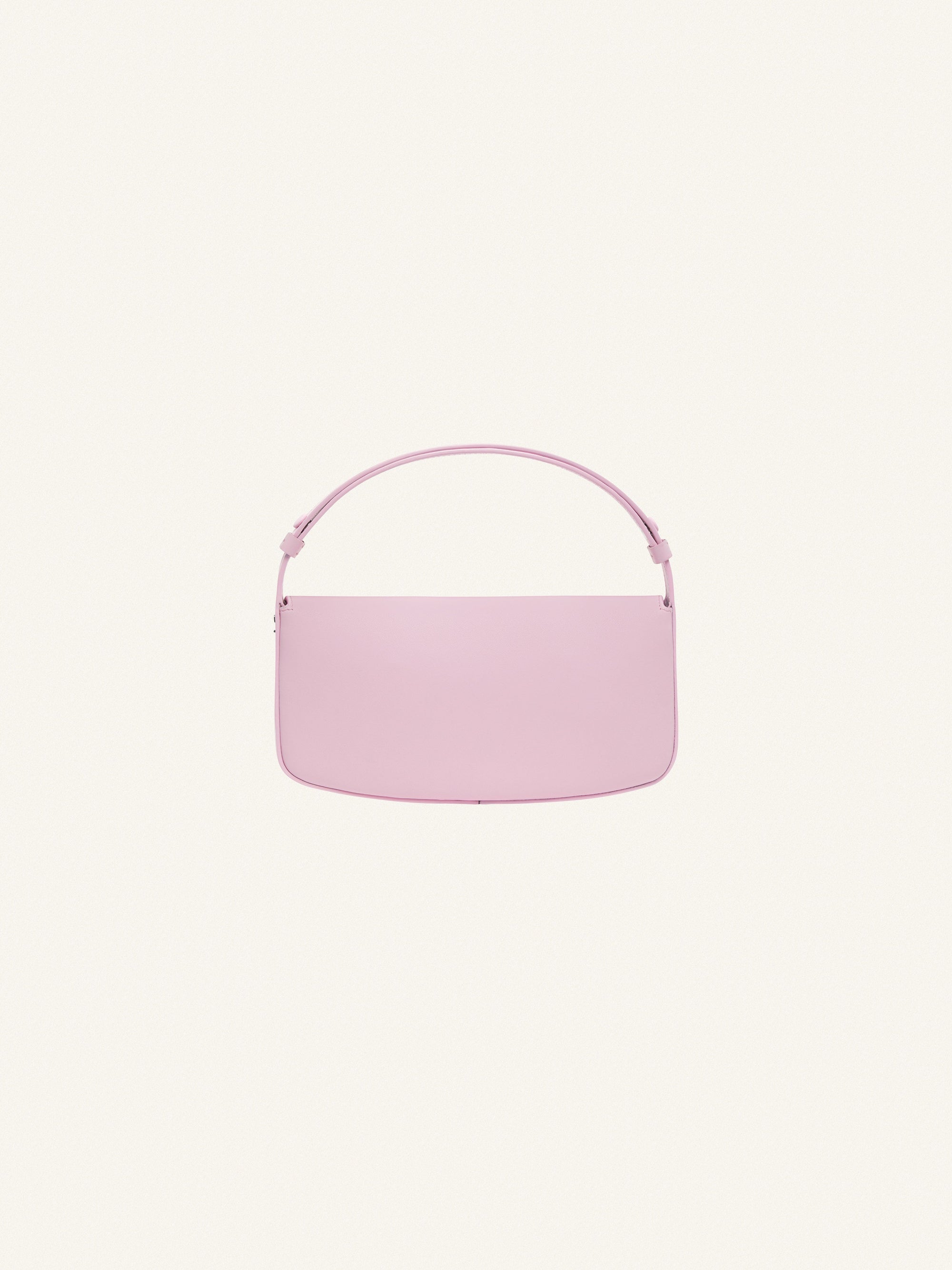 Sleek Leather Bag - Pink