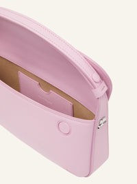 Sleek Leather Bag - Pink