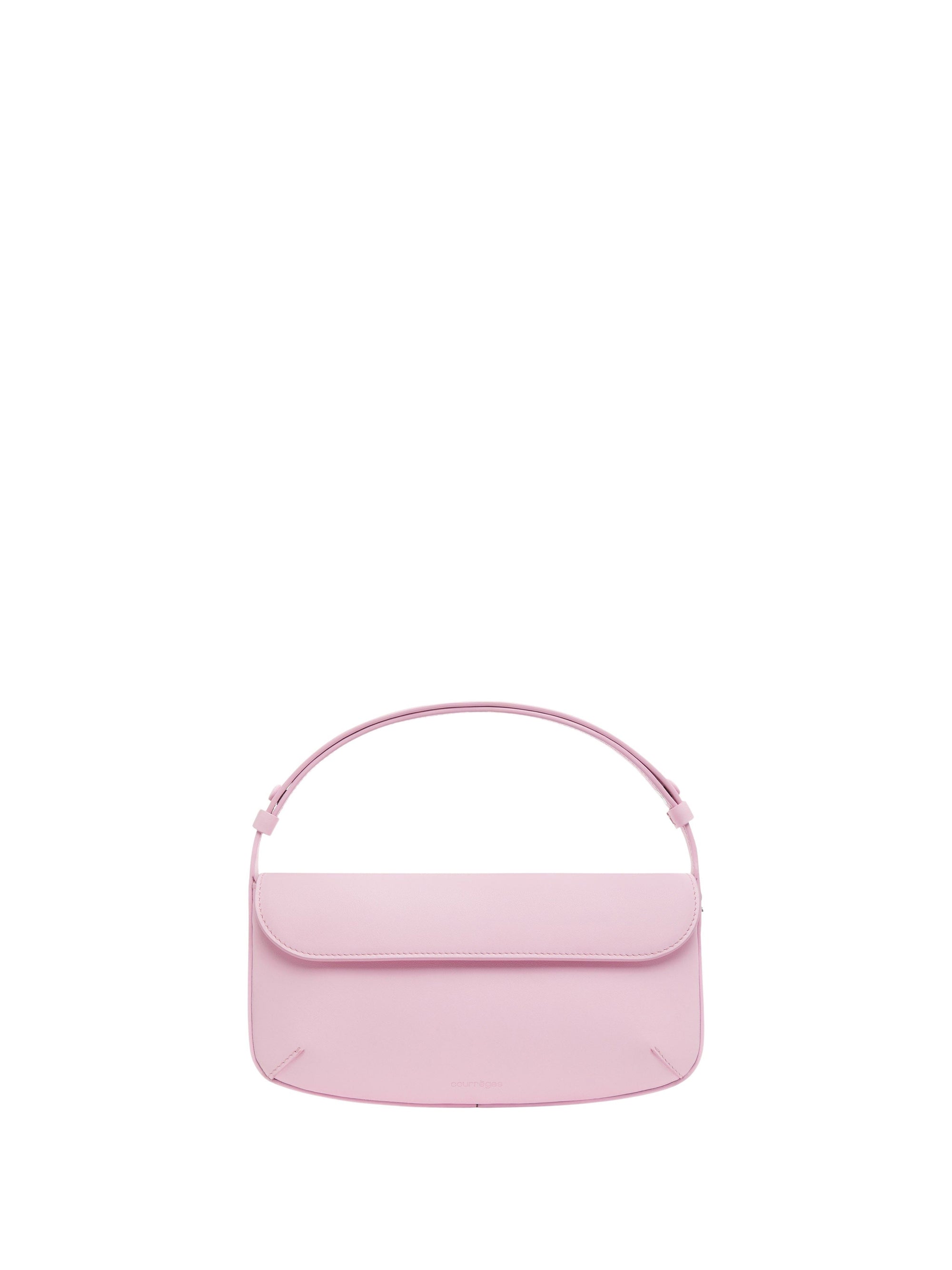Sleek Leather Bag - Pink