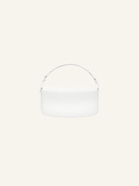 Sleek Leather Bag - White