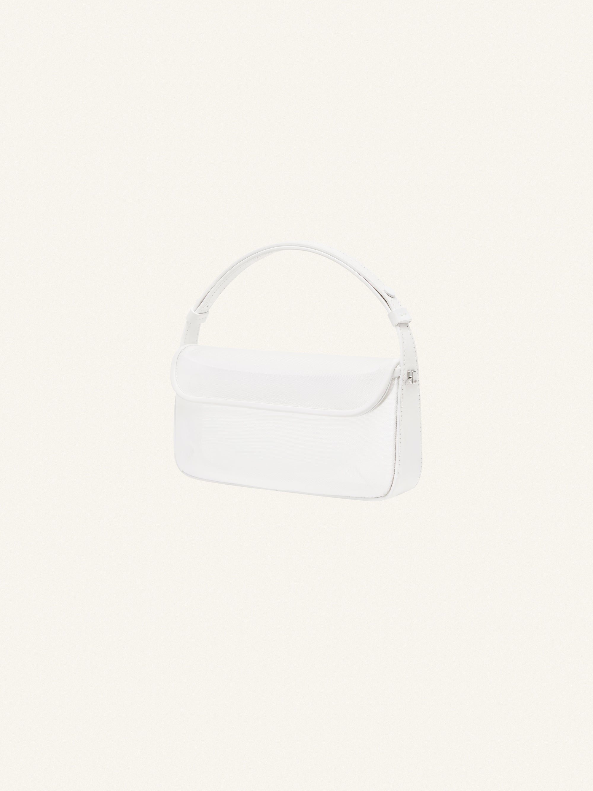 Sleek Mesh Bag - White