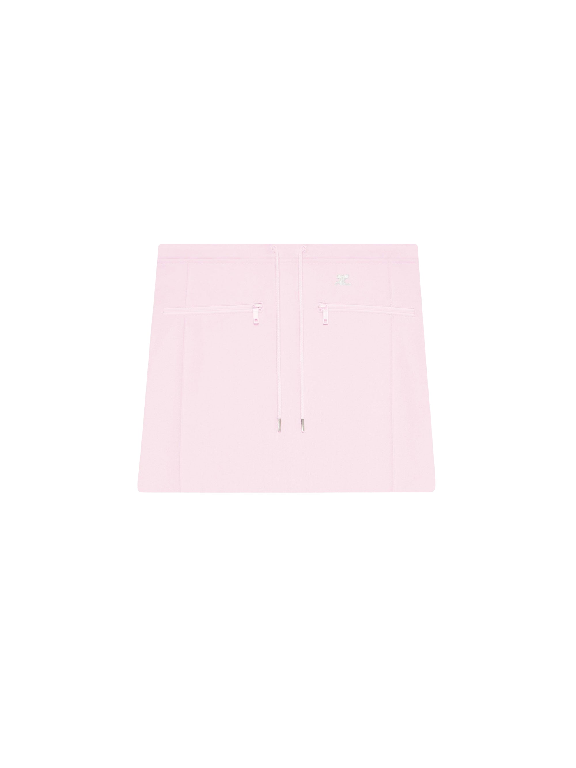 Tracksuit interlock mini Skirt - Powder Pink