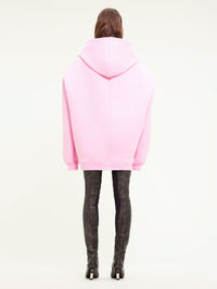 Cocoon hooded mini Dress - Pink