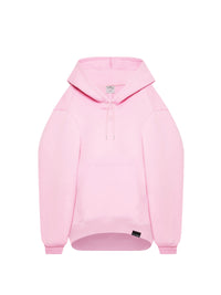Cocoon hooded mini Dress - Pink