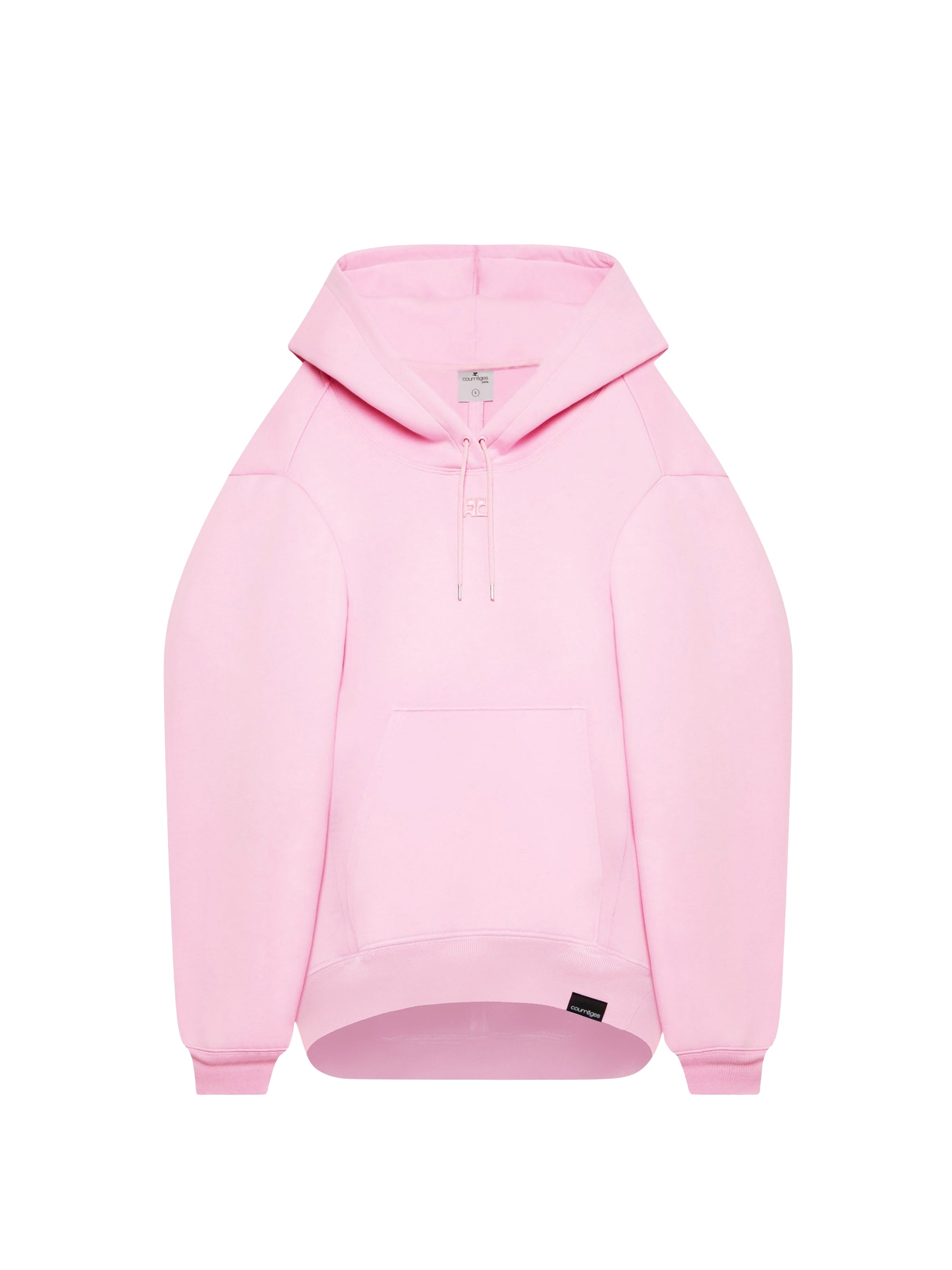 Cocoon hooded mini Dress - Pink