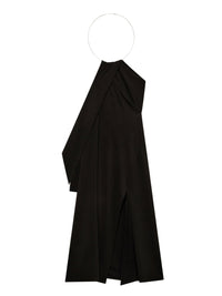 New age crepe jersey Dress - Black