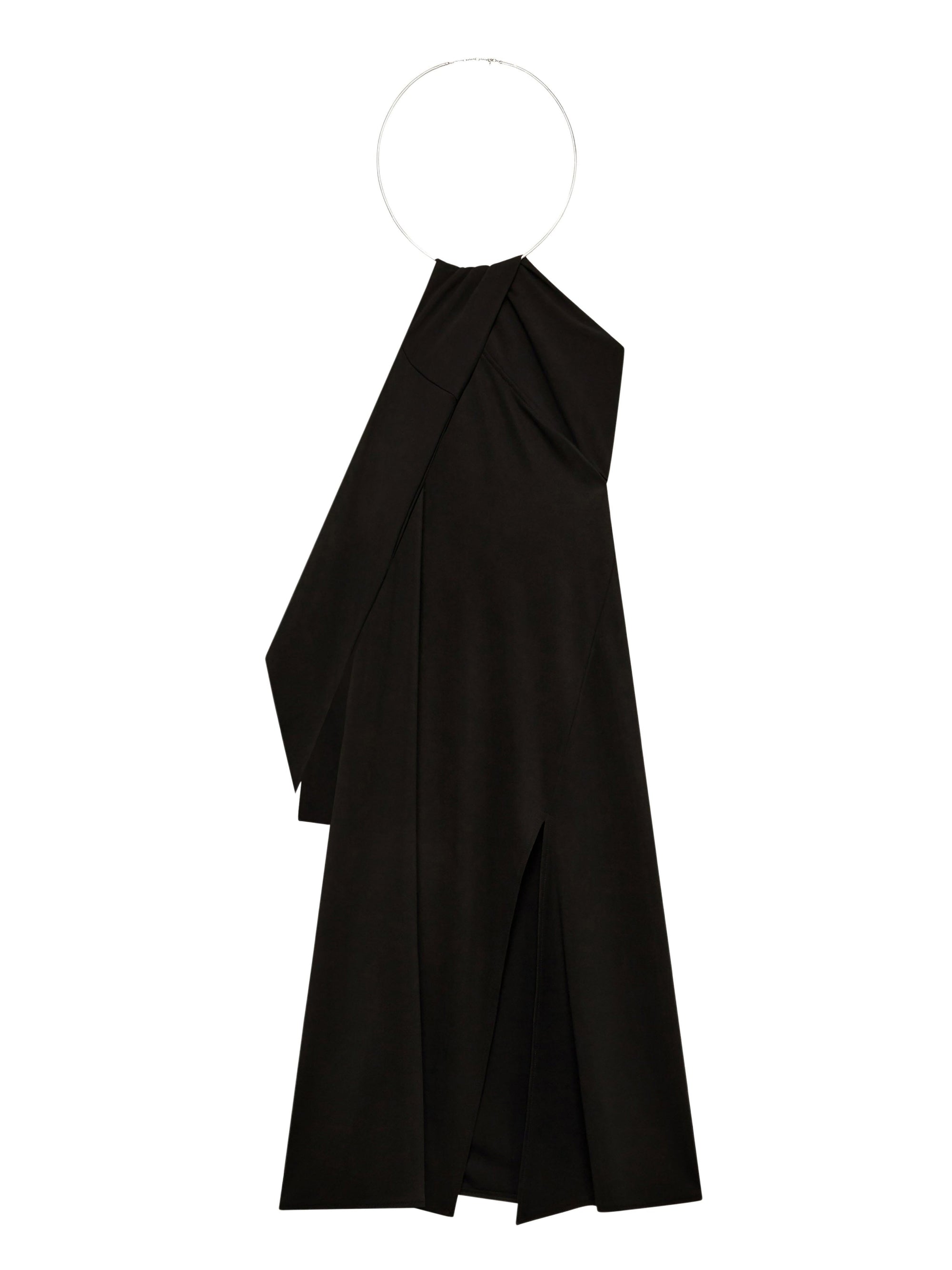 New age crepe jersey Dress - Black