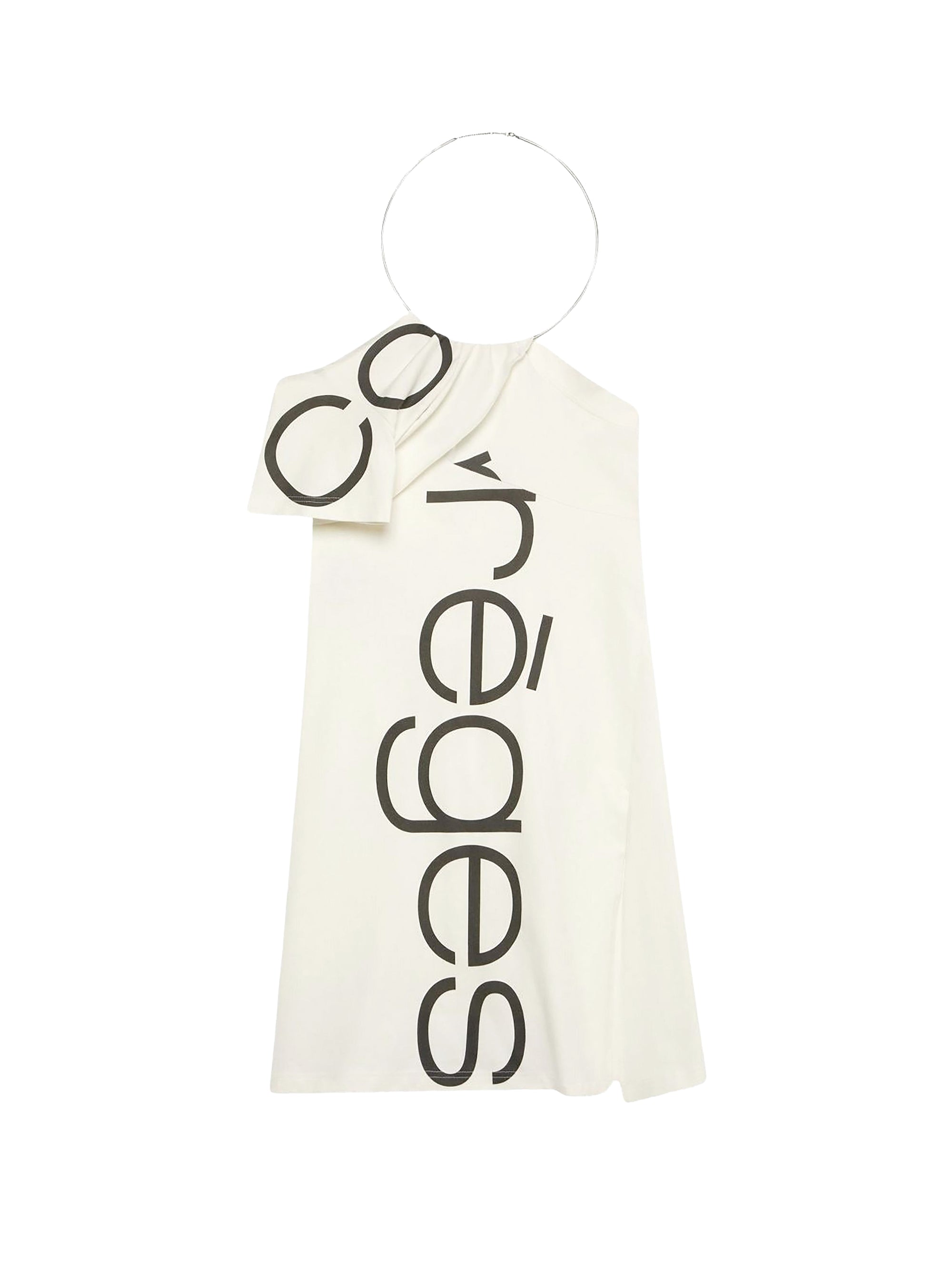 New age printed mini Dress - Heritage White