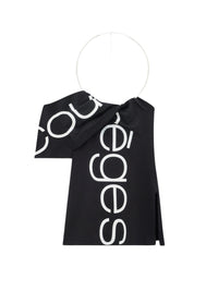 New age printed Top - Grey