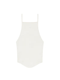 Holistic rib knit tank Top - Heritage White