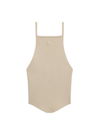 Holistic rib knit tank Top - Oatmeal