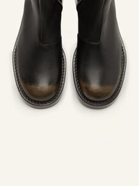 Rider Patina leather Boots - Black