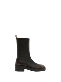 Rider patina leather Boots - Black