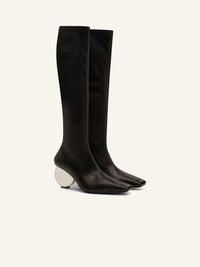 Circle vegan nappa Boots - Black