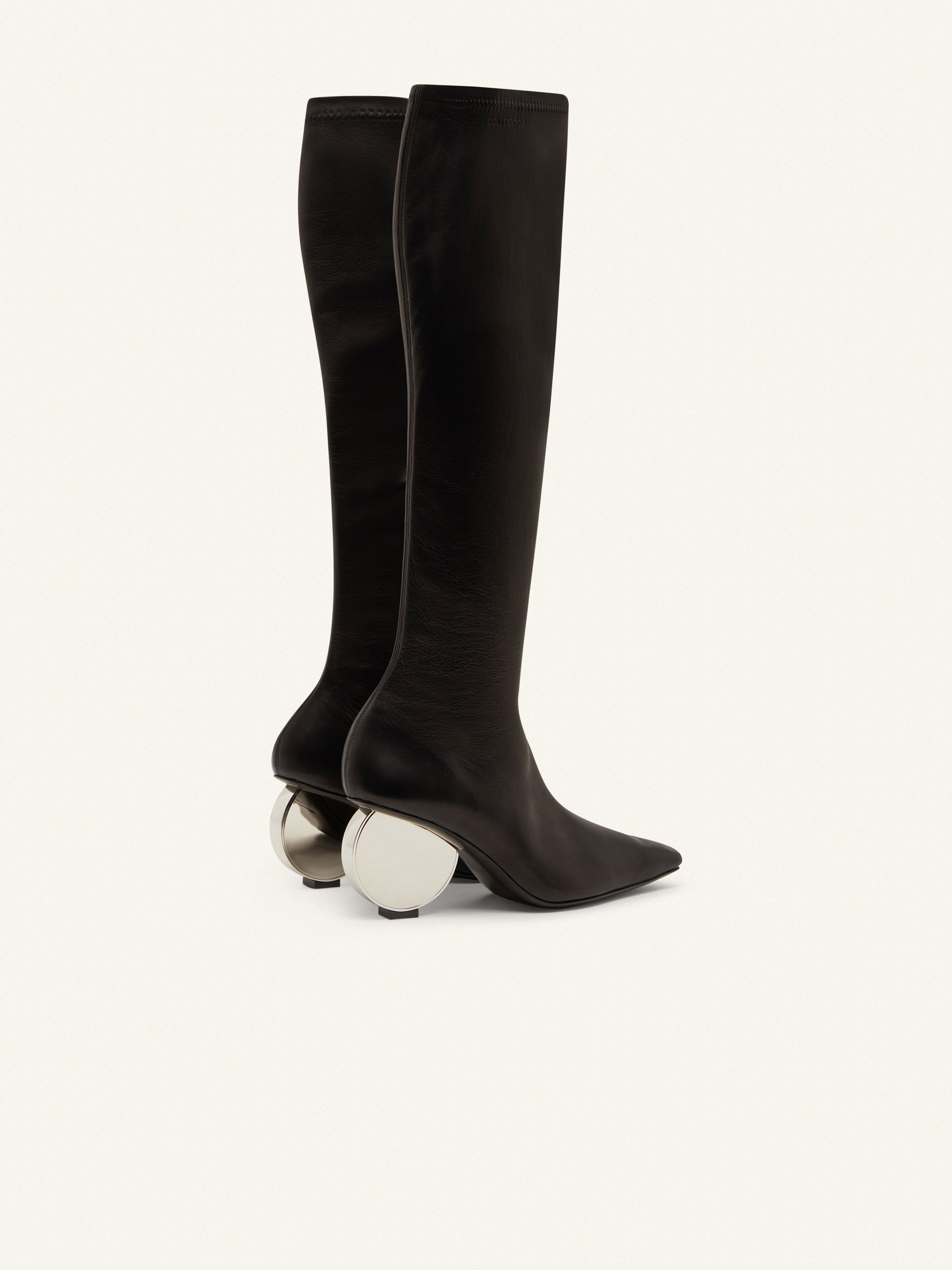 Circle vegan nappa Boots - Black